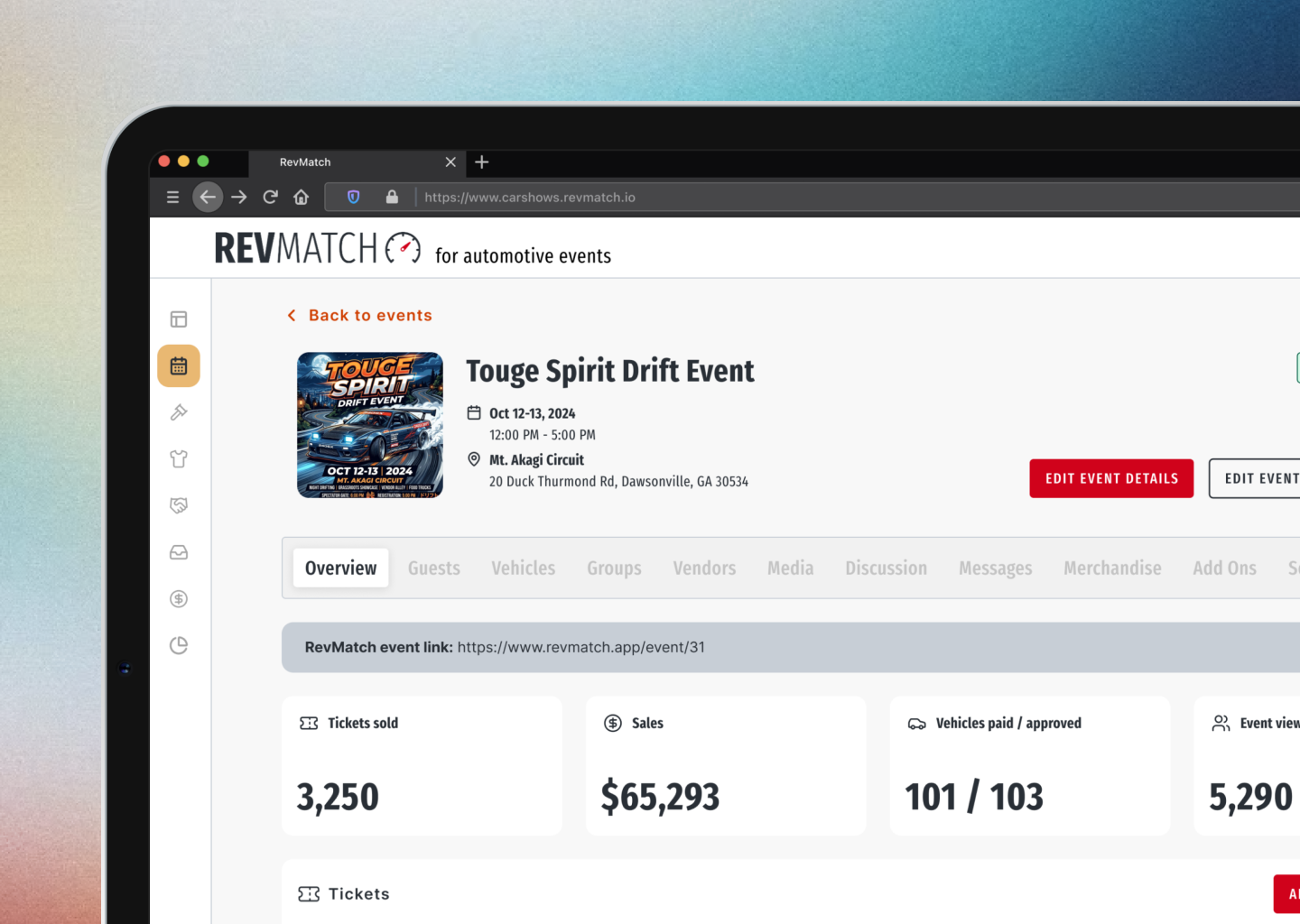 Event Creation & Ticketing